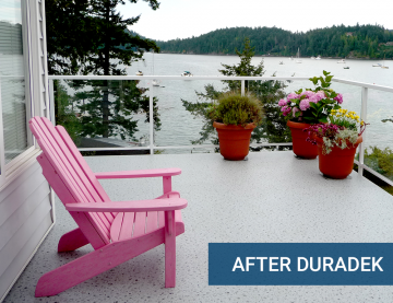 Projects: Before and After Duradek Vinyl Decking