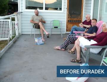 Projects: Before and After Duradek Vinyl Decking